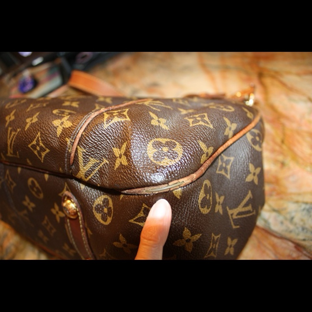Louis Vuitton Galliera PM Monogram Canvas Shoulder Bag and Gold Plate - Picture 12 of 13